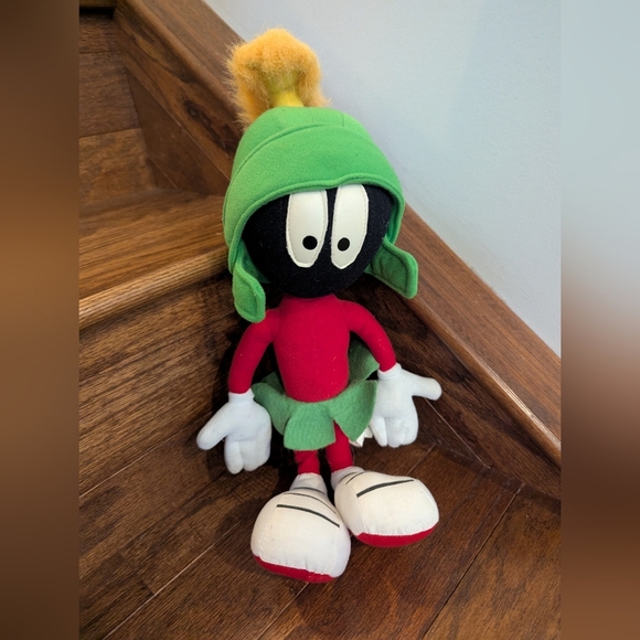 Marvin The Martian Looney Tunes Plush by Ganz 16" 90s Vintage - Picture 4 of 10